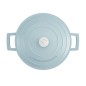 MasterClass 4L Cast Aluminium Casserole Dish, Sky Blue