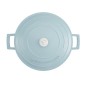 MasterClass 4L Cast Aluminium Shallow Casserole Dish, Sky Blue