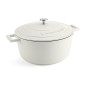 MasterClass 5L Cast Aluminium Casserole Dish, Cream