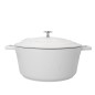 MasterClass 5L Cast Aluminium Casserole Dish, Cream