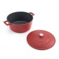 MasterClass 5L Cast Aluminium Casserole Dish, Red