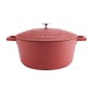 MasterClass 5L Cast Aluminium Casserole Dish, Red