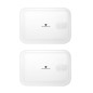 MasterClass All-in-One Set of 2 Replacement Lids, Large