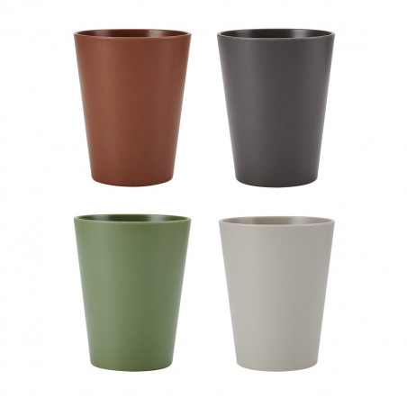 Mikasa Summer Set of 4 Recycled Plastic 340ml Tumblers