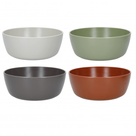 Mikasa Summer Set of 4 Recycled Plastic 16cm Bowls