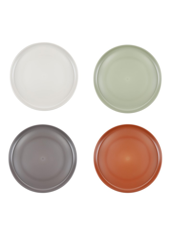 Mikasa Summer Set of 4 Recycled Plastic 20cm Lipped Side Plates