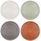 Mikasa Summer Set of 4 Recycled Plastic 25cm Lipped Dinner Plates