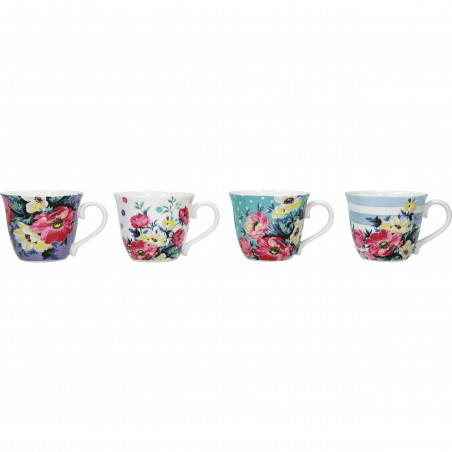 Mikasa Clovelly Porcelain 80ml Set of Four Espresso Cups