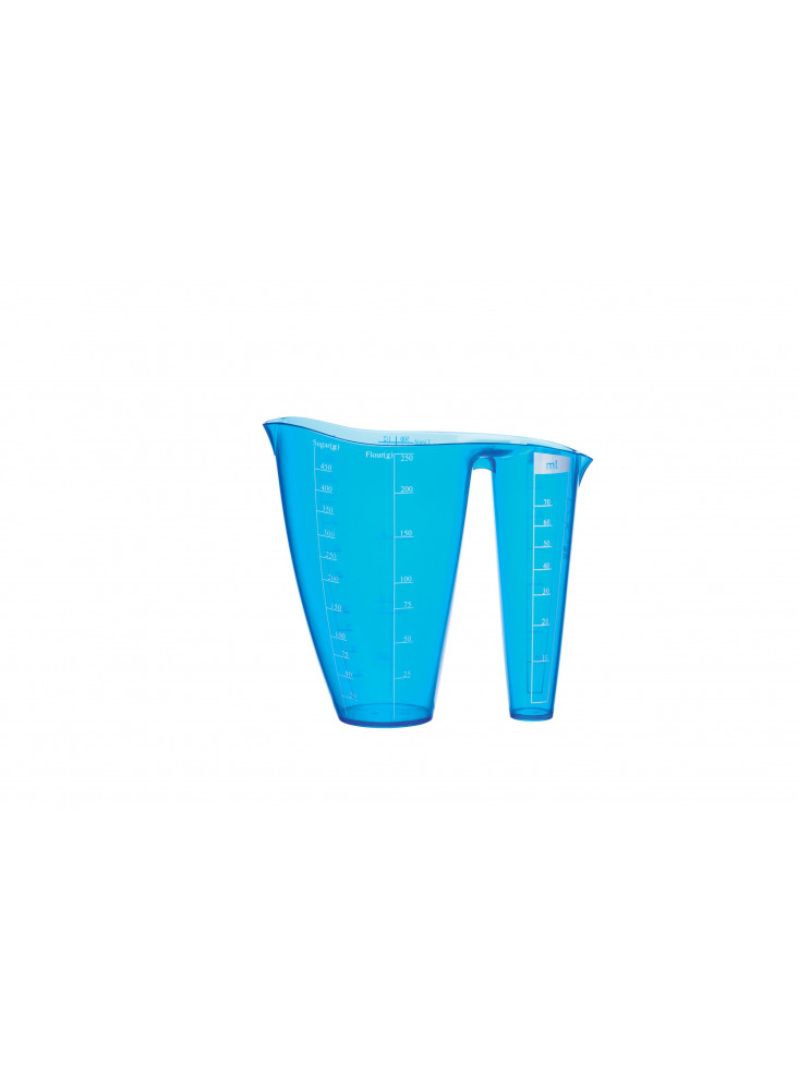 Colourworks Brights Blue Dual Measuring Jug