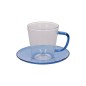 La Cafetière Colour Blue Tea Cup and Saucer