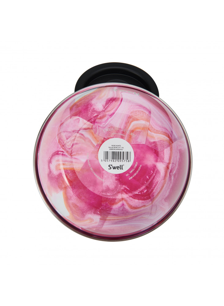 S'well Rose Agate Bowl | 10oz | Pink | Eco-Friendly, Reusable Bowl