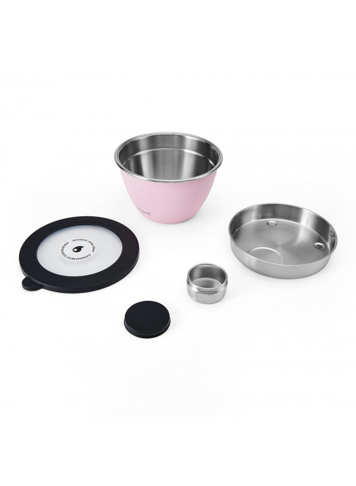 S'well Salad Bowl Kit in Pink Topaz