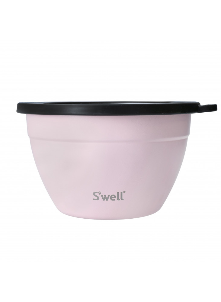 S'well Pink Topaz Salad Bowl Kit, 1.9L