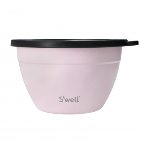 S'well Pink Topaz Salad Bowl Kit, 1.9L