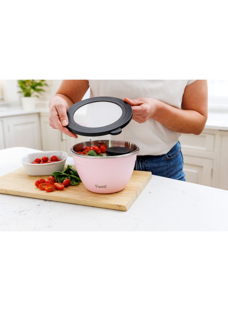 Salad Bowl Kit S´Well Pink Topaz 1,9L