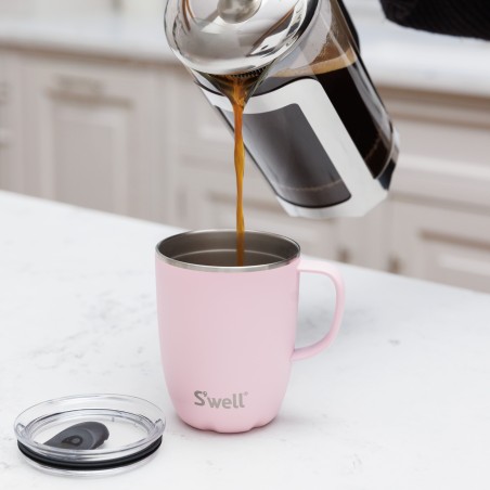 S'well Pink Topaz Mug with Handle, 350ml