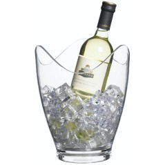 BarCraft Clear Acrylic Drinks Pail / Wine Bucket