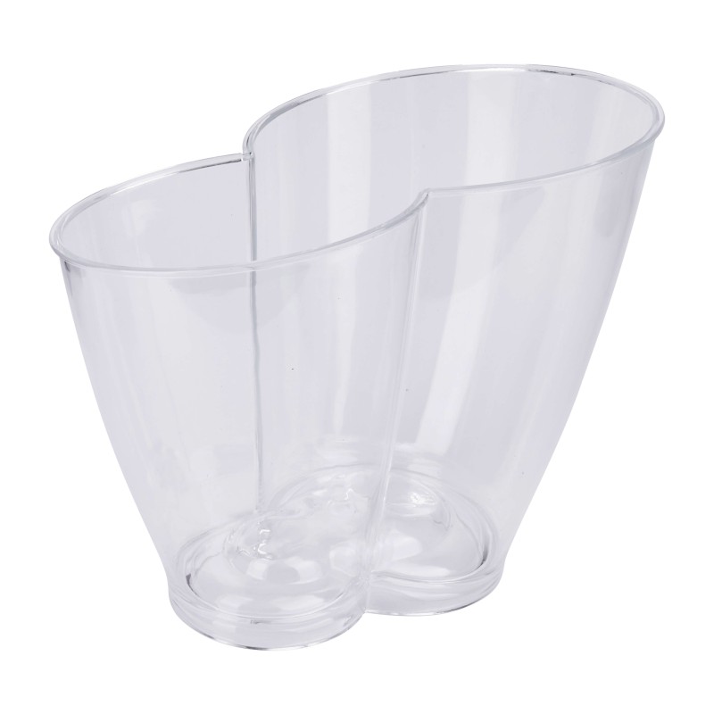 BarCraft Clear Acrylic Double Sided Drinks Pail / Cooler