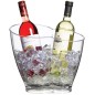 BarCraft Clear Acrylic Double Sided Drinks Pail / Cooler