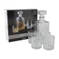 BarCraft Cut Glass Decanter Set