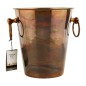 BarCraft Stainless Steel Sparkling Wine Bucket with Iridescent Copper Finish