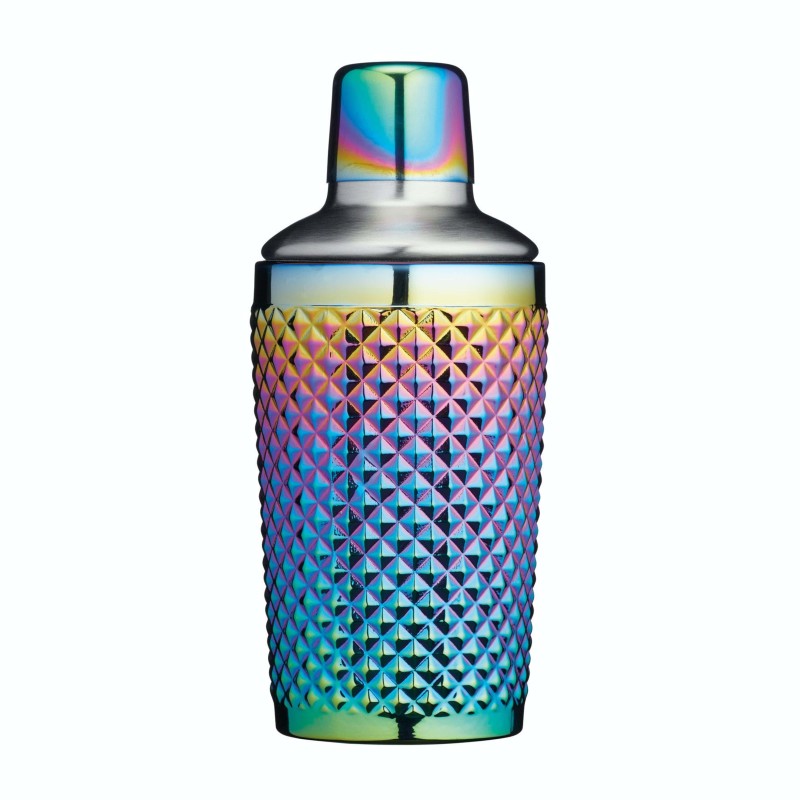 BarCraft Tropical Chic Rainbow 300ml Studded Boston Cocktail Shaker