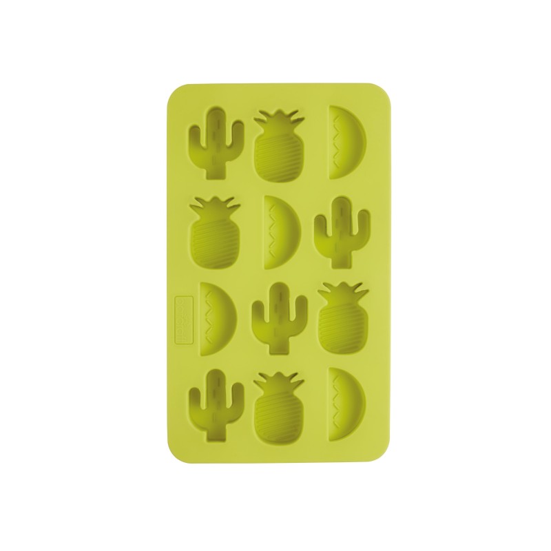 BarCraft Novelty Silicone Ice Cube Tray With Tropical Shapes