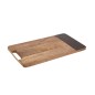 Artesà Rectangular Serving Board with Tortoise Shell Resin Edge