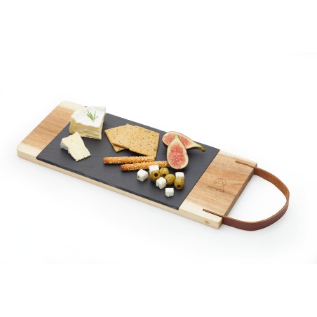 Artesà Acacia Wood and Slate Serving Board