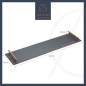 Artesà Slate with Twin Brass Coloured Handles