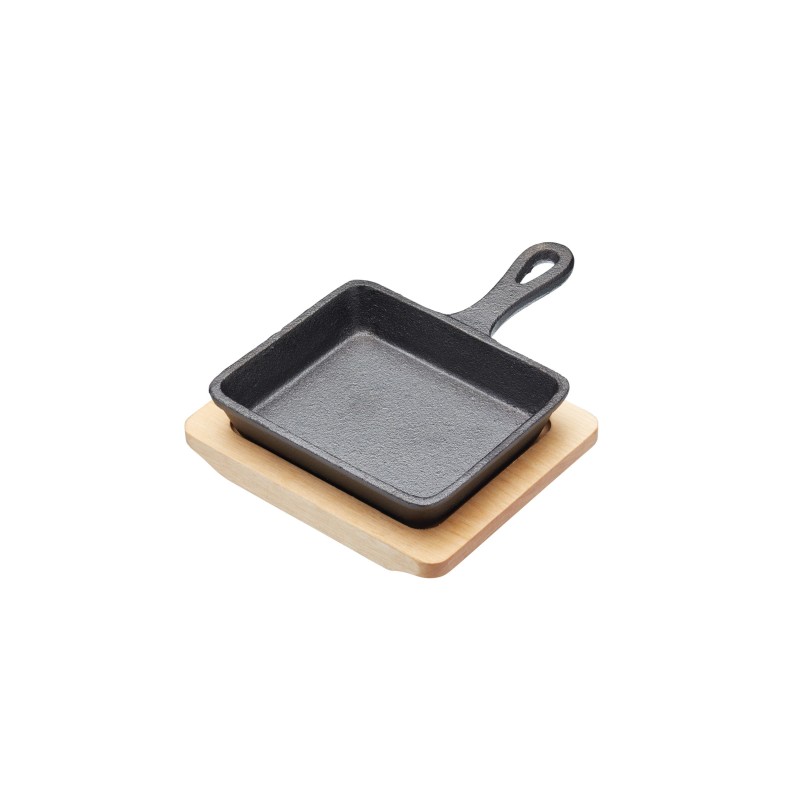 Artesà Cast Iron 12.5cm Mini Fry Pan with Board