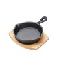 Artesà Cast Iron 20cm Round Small Fry Pan with Board