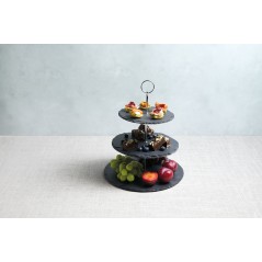 Artesà Appetiser Slate 3 Tier Serving Stand