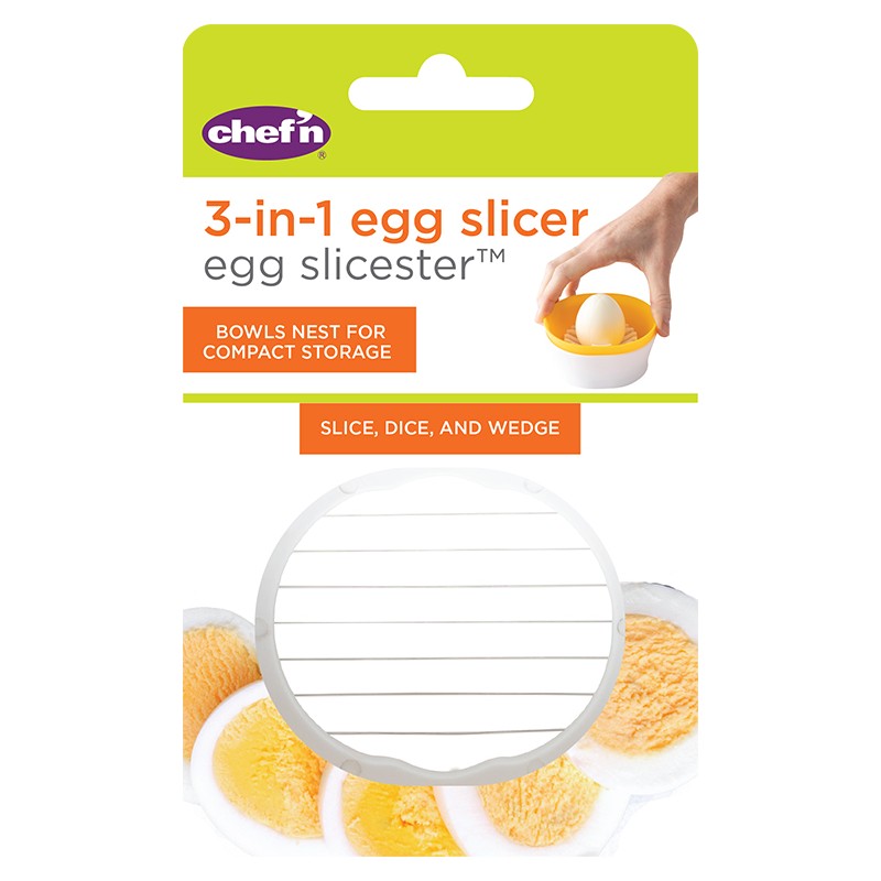 Nesting 3 in 1 Egg Slicer