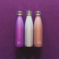 Built 500ml Double Walled Stainless Steel Water Bottle Purple Glitter