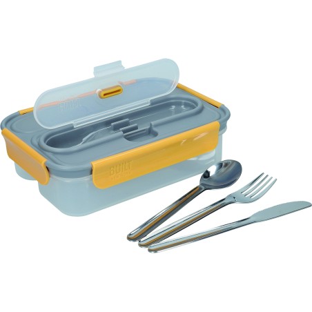 Built Stylist 1 Litre Bento Box with Cutlery