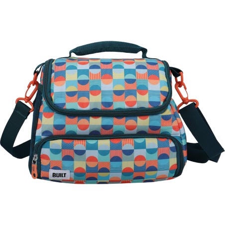 BUILT Prime Insulated 5 Litre Lunch Bag - Retro Design