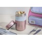 BUILT Double Wall Insulated Food Flask, Light Pink, 490ml