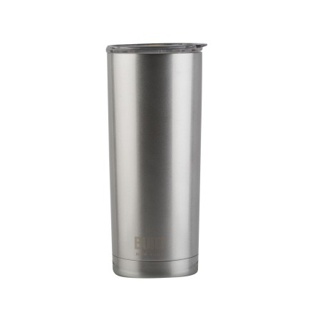 Built 590ml Double Walled Stainless Steel Travel Mug Silver