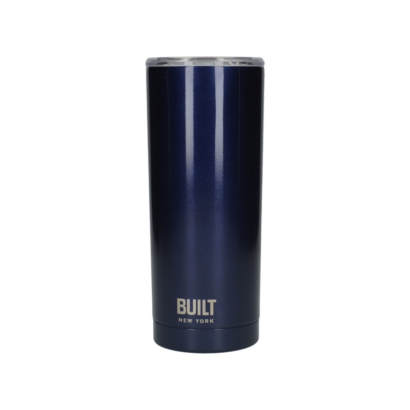 Built 590ml Double Walled Stainless Steel Travel Mug Midnight Blue