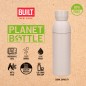 BUILT 500ml Planet Bottle - Eco Friendly Recycled Water Bottle - Pale Pink