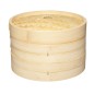 World of Flavours Oriental Large Two Tier Bamboo Steamer