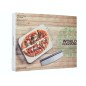 World of Flavours Italian Large Pizza Stone & Cutter