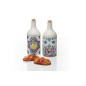 World of Flavours 500ml Ceramic Oil and Vinegar Bottle Set