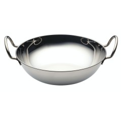 World of Flavours Indian Stainless Steel Large Balti Dish