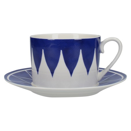 Victoria And Albert The Cole Collection Triangle Geo Cup And Saucer
