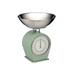 Living Nostalgia English Sage Green Mechanical Kitchen Scales