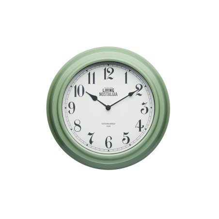 Living Nostalgia English Sage Green Wall Clock