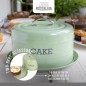 Living Nostalgia Sage Green Domed Cake Tin