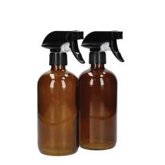 Living Nostalgia Set of 2 Refillable Glass Spray Bottles